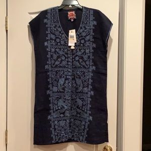 Brand New Johnny Was Navy dress with tags on